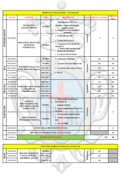 programma corso anno 2014/15 - Misericordia Montelupo Fiorentino