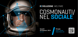 revoluzione welfare- Workshop COSMONAUTI NEL