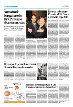 Sportello Ubi - Comune di Scanzorosciate