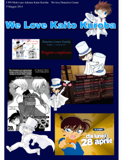 Cari Cancro, il vostro personaggio del mese è Vermouth.