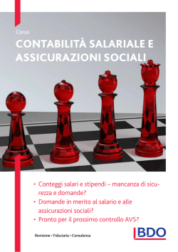 COntABilit&agrave; SAlAriAle e ASSiCurAziOni SOCiAli