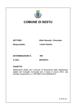COMUNE DI SESTU