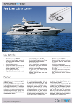 Tergicristalli Pro-Line