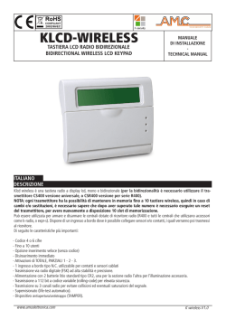 klcd_wirless_IT_EN - Amc Elettronica S.r.l.