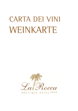 CARTA DEI VINI