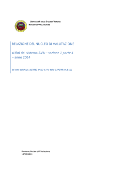 sezione 1 parte 4 - Universit&agrave; degli Studi di Verona