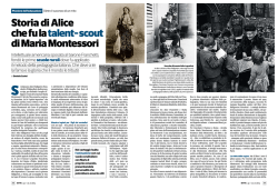 Storia di Alice che fu la talent-scout di Maria