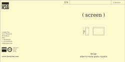 Luceplan Screen D18 Montageanleitung