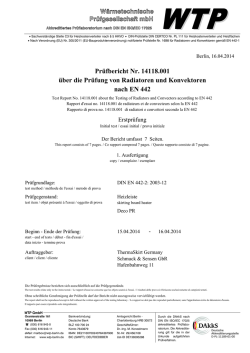 Heizleisten Pr&uuml;fzertifikat Deco PR