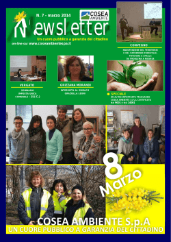 n.7 - 2014 - Cosea Ambiente SpA