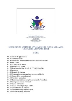 mer arb e arb breve - ADRConciliando.it