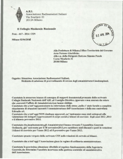 ARI Collegio Sindacale Nazionale