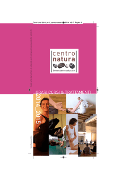 Orario Corsi - Centro Natura