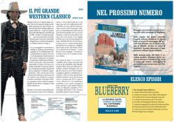 Nel prossimo Numero