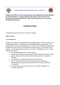 Capitolato Tecnico