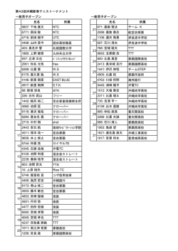 第43回沖縄新春テニストーナメント 一般男子