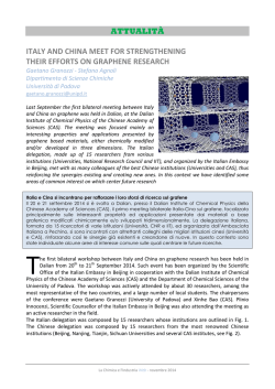 attualit&agrave; italy and china meet for strengthening their efforts on