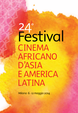 Programma - Festival Cinema Africano