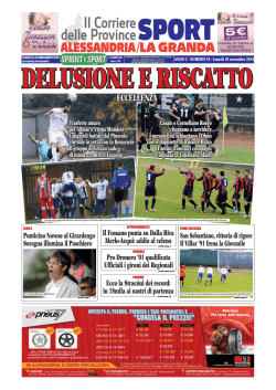 DELUSIONE E RISCATTO