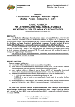 Bando - Ambito Sociale XVII