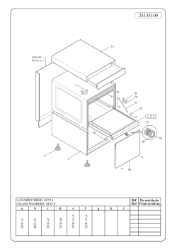 abcdefghi LAVABICCHIERI ECO 4 GLASS WASHERS