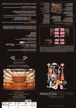 MANZONI FACTORY - Zambra studio