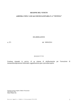 DELIBERAZIONE n.271 del 08/04/2014