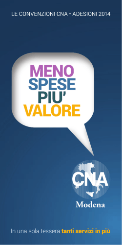 IL RITO - CNA Modena