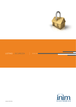 LISTINO _ SICUREZZA - ALTEEL Forniture specializzate per la