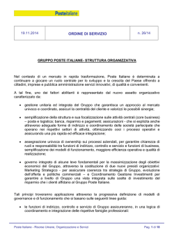 OdS Struttura Organizzativa - Slp Cisl Roma Capitale e Rieti