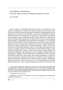 Cancelleria e umanesimo