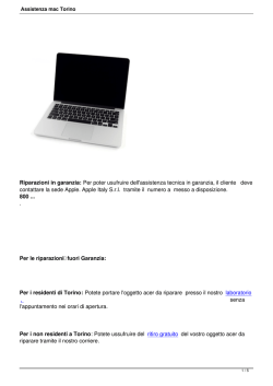 Assistenza mac Torino
