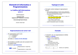 Elementi di Informatica e Programmazione - Ingegneria