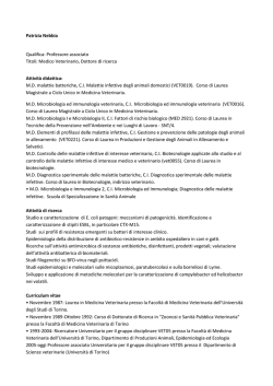 Ricercatore - CampusNet - Universit&agrave; degli Studi di Torino