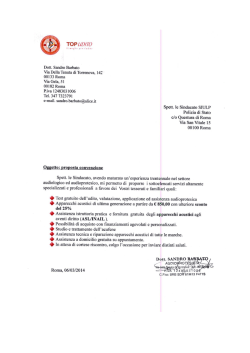 Dott. Sandro Barbato Via Della Tenuta di Torrenova, 142