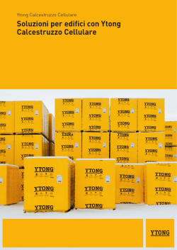 Soluzioni per edifici con Ytong Calcestruzzo Cellulare