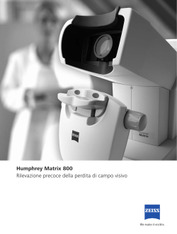 Humphrey Matrix 800 Rilevazione precoce della
