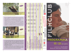 Programm 15.01. &ndash; 21.01.2015