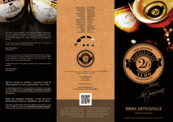 Scarica la brochure - Birrificio 26 Nero