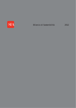 Bilancio di Sostenibilit&agrave; 2012