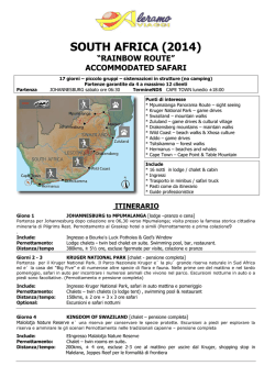 south africa (2014) &ldquo;rainbow route&rdquo;