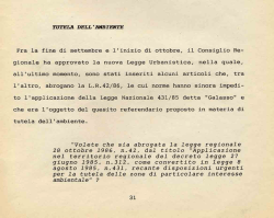 2) Il quesito sulla legge Galasso