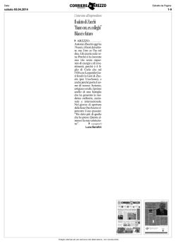 Il saluto di Zucchi "Buon oro,ex colleghi" Bilanci efizturo