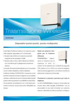 Trasmissione wireless CCHR405M:CYBERDOME