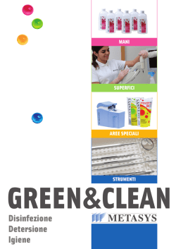 Disinfezione Detersione Igiene