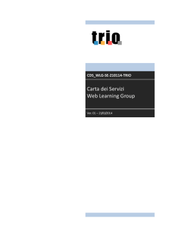 Carta dei Servizi WLG