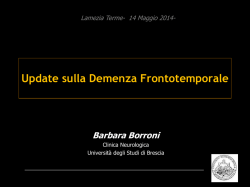 FTLD-TDP - Univa Calabria