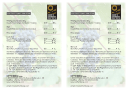 PREISLISTE per 1. Mai 2014 PR