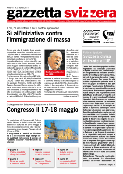 Marzo 2014 - Gazzetta Svizzera