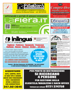 SI RICERCANO 4 PERSONE